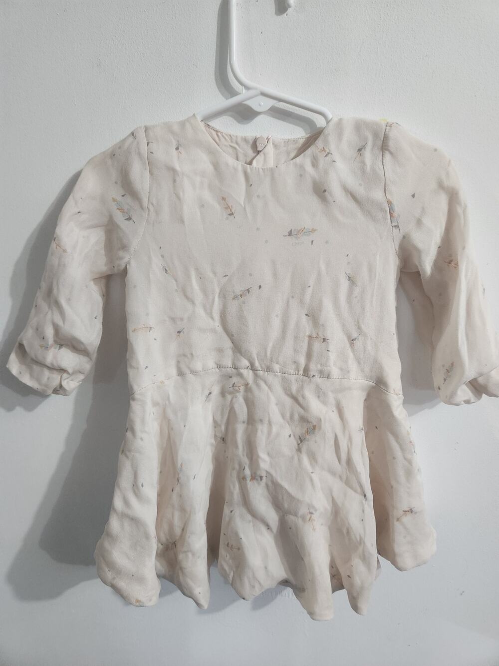 Chloe silk baby dress 12m